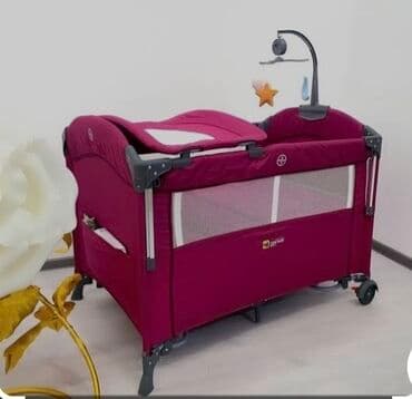 манеж люлька: Манеж-кровать Cool Baby в ярком красном цвете - отличный выбор для — 11