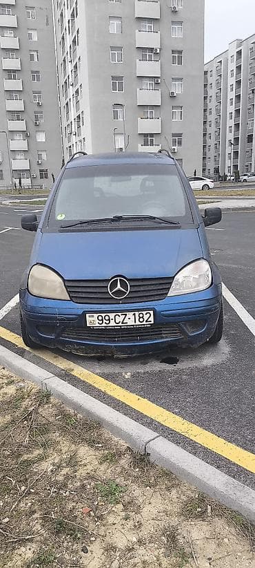 Mercedes-Benz Vaneo, mavi rəng, kompakt minivan. Eli yandimda satılır lalafo.az -da Mercedes-Benz Vaneo, mavi rəng, kompakt minivan. Eli yandimda satılır