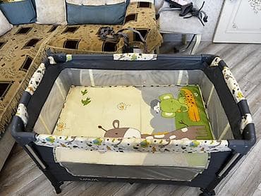 uşaq manejləri: VAVA uşaq beşik–maney (portativ playpen) - Ölçü: təxmini 100×60 sm — 5