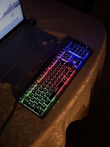 hp netbook mini: RUSH RGB Oyun Klaviatura Məhsulun xüsusiyyətləri: Brend: RUSH — 5