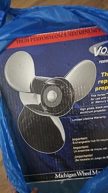 Michigan Wheel Marine Vortex XHS yüksək performanslı alüminium pervane — 2