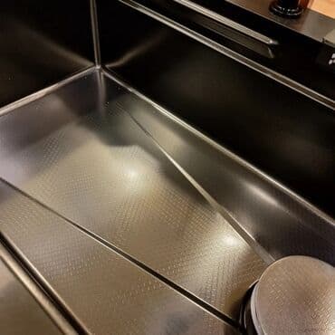 qab suşilka: Yeni Kvadrat Mətbəx çanağı, Paslanmaz polad, Pulsuz çatdırılma — 6