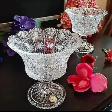 Cex xrustal konfet veya murebbe qabilar 15 sm. cutu 110 azn