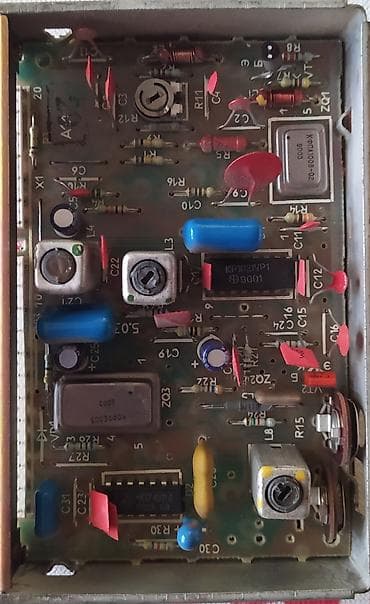 Elektronika modulları – sovet istehsalı radio/TV blokları və platalar