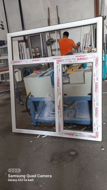 plasik pencere: Plastik pəncərə 140x160.iki ədəddir Bir ədədi 160 man — 2