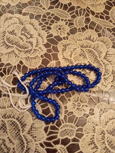 туалетная, парфюмированная вода: Mavi muncuqlu təsbehtəcili satılır .Sumqayit - Material: parlaq — 1