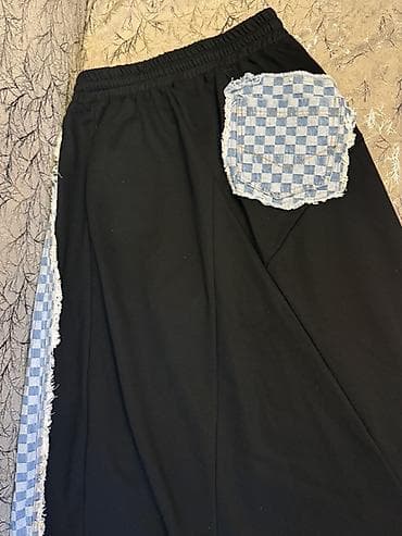 Мужская одежда: Unikal dizaynlı midi ətək Xüsusiyyətlər: - Model: assimetriyalı skort — 2