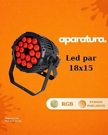 LED Par 18x15W – Ultra Güclü Professional İşıq Böyük məkanlar və