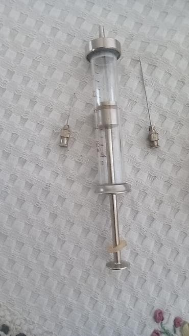 Sovet istehsalı “Rekord” şprisi – 10 ml, şüşə porşenli (Ş-10) — 3