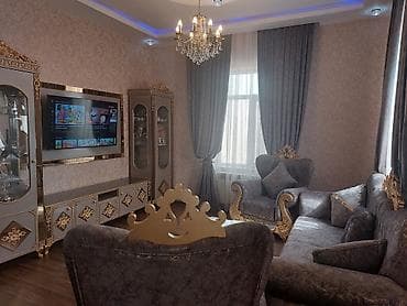 Klassik-lüks üslubda tam komplekt qonaq otağı mebeli - Rəng və üslub — 2