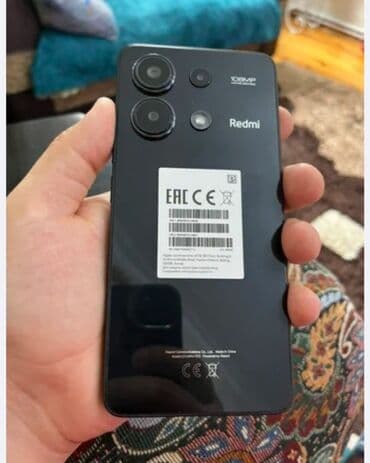 vinil telefon ucun: Redmi Note 13, 128 GB, rəng - Qara, İki sim kartlı — 2