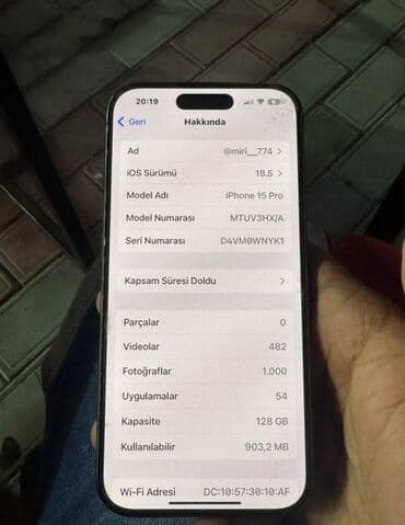 iphone 17 pro max qiyməti: IPhone 15 Pro, 128 GB, Black Titanium — 2