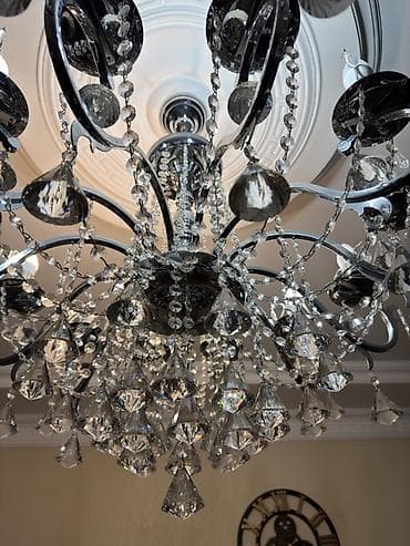 2 li kravat: Çılçıraq, 10 və daha çox lampa, Metal — 3