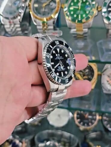 omega qol saatı: Yeni, Qol saatı, Rolex, rəng - Qara — 6