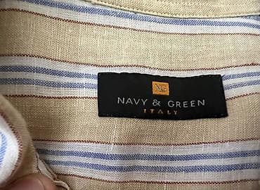 kətan köynək kişi: Köynək, M, rəng - Bej — 4