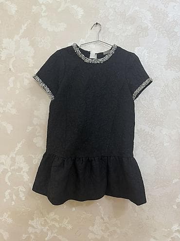 mini yubkalar: Qadın paltarları dəsti 1) Qara qısa paltar - Teksturalı (jacquard — 1