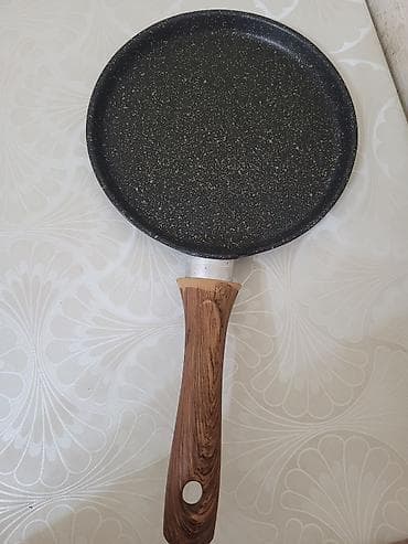 Tava, rəng - Qəhvəyi, Qranit, 22 sm, Kukmara, Rusiya