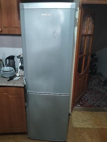 İşlənmiş 2 qapılı Beko Soyuducu Satılır, rəng - Gümüşü — 3
