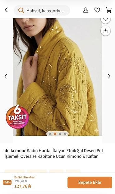 Palto, Standart, rəng - Bej