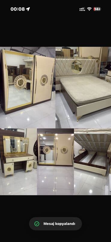 delloro mebel instagram: İkinəfərlik çarpayı, Dolab — 1