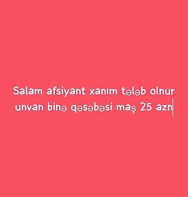 İş axtarıram (rezümelər): Ofisiant tələb olunur — 1