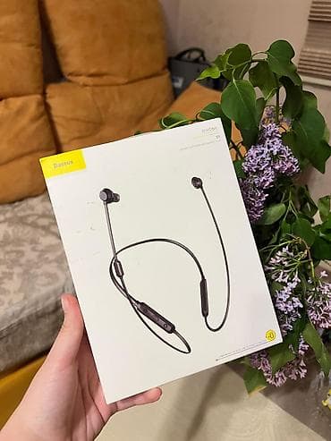 Yeni Simsiz (Bluetooth) Qulaqcıqlar, Baseus, rəng - Qara