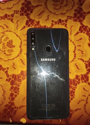 samsung tab a7 lite: Samsung Galaxy A20s, 32 GB, rəng - Qara, İki sim kartlı — 2