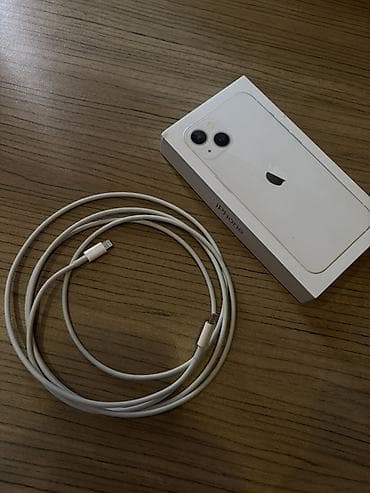 iphone 13 dubay: Apple Lightning – USB-C şarj kabeli Ağ rəngli Apple tipli — 1