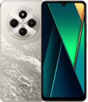 телефон fly nimbus 3: Poco C75, 256 ГБ, цвет - Белый, Отпечаток пальца — 1