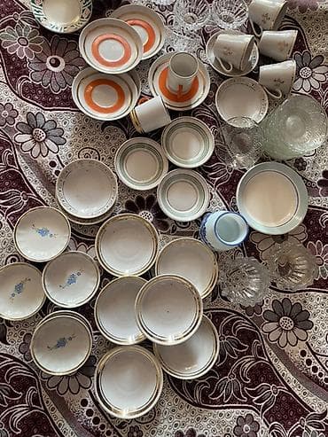 xemir yayan taxta: Mətbəx qab-qacaq dəsti – qarışıq kolleksiya Qədimi hamisi birlidə 50 — 4