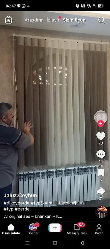 jaluzi perde: Məhsul: Dikey jalüz pərdə sistemi - Növ: Şaquli (dikey) lamelli jalüz — 2