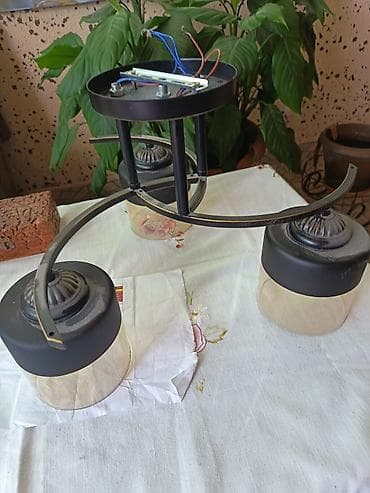 Картины и портреты: Люстра, 8 ламп, Металл — 3