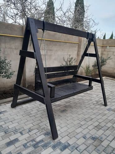 embawood mebelleri: Skamya-yelləncəl, Zontiksiz, Taxta — 2