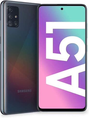 galaxy a52 qiyməti: Samsung Galaxy A51, 64 GB, rəng - Qara, Face ID, Zəmanət, İki sim kartlı — 5