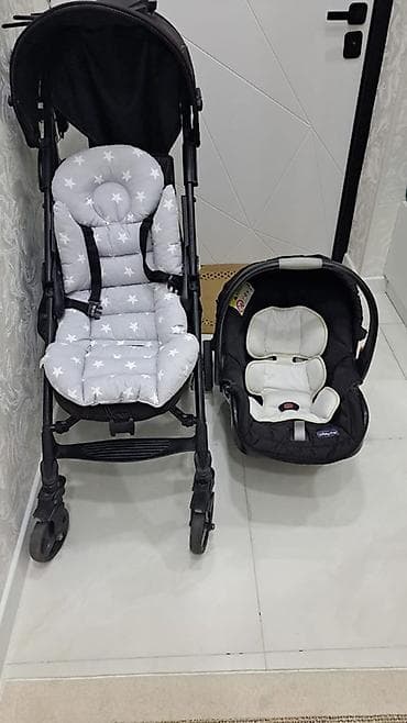 Модульные коляски: Коляска 2в1, Chicco, Б/у, Самовывоз — 1