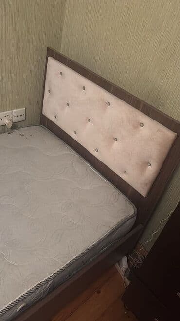 купить матрас: Təknəfərlik çarpayı, Matras ilə — 2