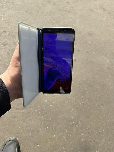 samsung a8 2018 ekran: Samsung Galaxy A7 2018, rəng - Qara, Barmaq izi — 3