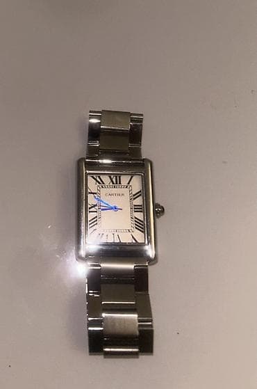 saat kamera: Qol saatı, Cartier, rəng - Gümüşü — 1
