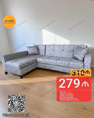 Künc divan, Açılan, Bazalı, Şəhərdaxili pulsuz çatdırılma