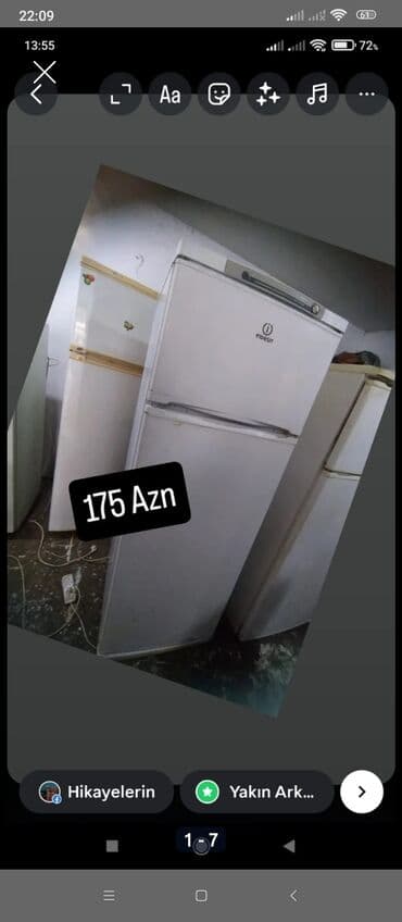 Кухонные вытяжки: 2 двери Indesit Холодильник Продажа, цвет - Белый — 2