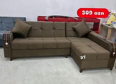 Künc divan – rahat və funksional model - Forma: L-şəkilli künc divan