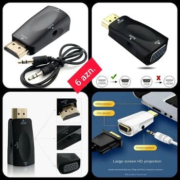 redmi qulaqciq: RCA-dan, AV-dən HDD-yə, HDMİ-yə, HDTV-yə ÇEVİRİCİ ( konvertor ) — 24