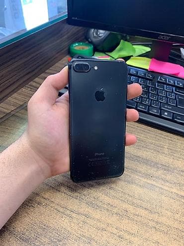 IPhone 7 Plus, Jet Black, Barmaq izi