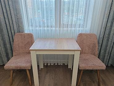 Mətbəx üçün, Yeni, Açılmayan, Kvadrat masa, 2 stul