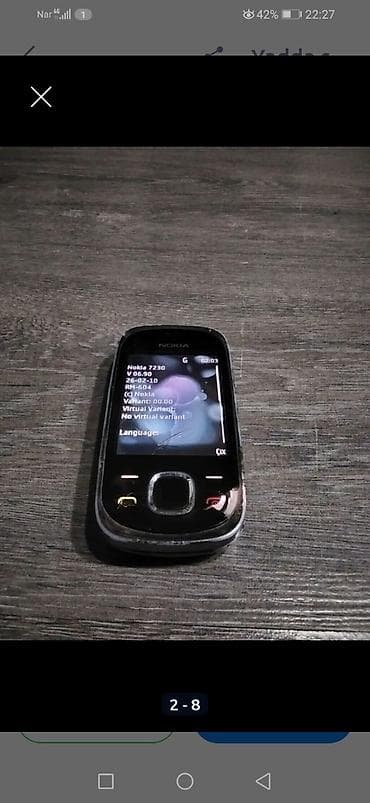 telefon konsolu: Nokia 1, 2 GB, rəng - Qara, Düyməli — 2