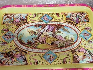 resim eseri: Bu, üzərində klassik rəsm əsərlərindən ilhamlanmış naxışlar olan — 5