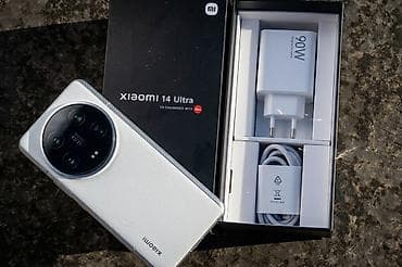 internet modem 5g: Xiaomi 14 Ultra, 512 GB, rəng - Ağ, 
 Zəmanət — 1