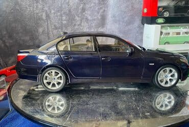 metbex tavan modelleri: Коллекционная модель BMW 545i E60 dark blue 2008 KYOSHO Scale 1:18 — 7