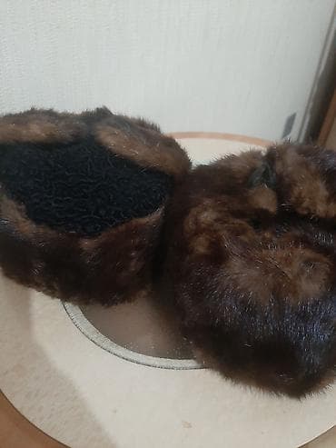 Qış üçün klassik xəz papaqlar (2 ədəd) - Növ: Xəz papaq