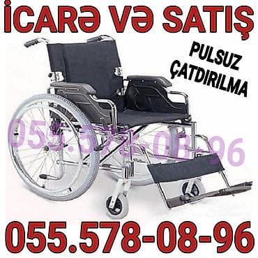 eliller ucun arabalar: Məhsul: Manual əlil arabası – icarə və satış Xüsusiyyətlər: - Rahat — 1